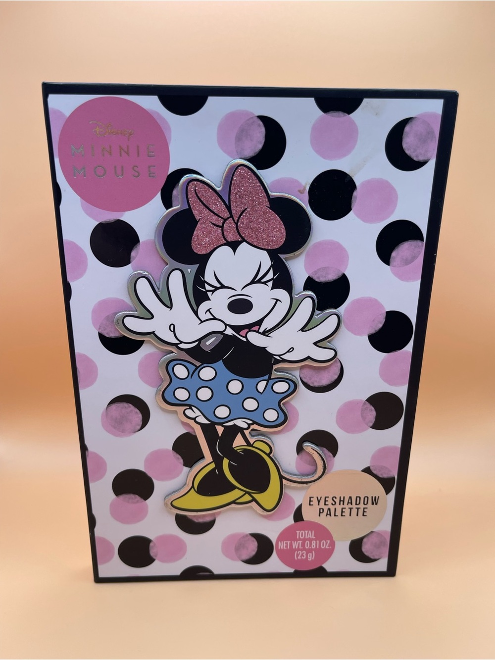 Disney Pink Polka Dot Minnie Mouse Eyeshadow Palette — Neutral & Shimmer Shades